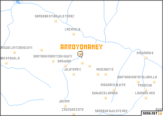 map of Arroyo Mamey