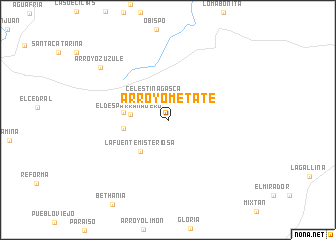 map of Arroyo Metate