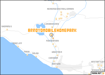 map of Arroyo Mobile Home Park