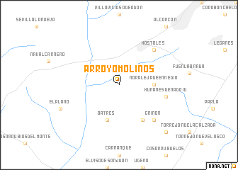 map of Arroyomolinos