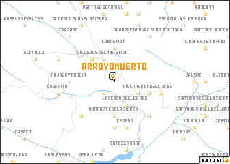 map of Arroyomuerto