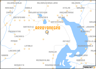 map of Arroyo Negro