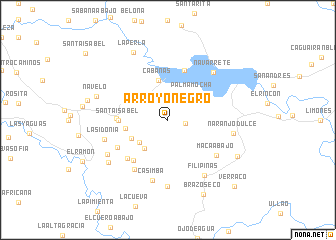 map of Arroyo Negro