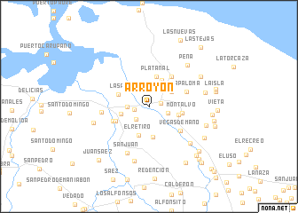 map of Arroyón