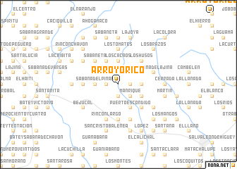 map of Arroyo Rico
