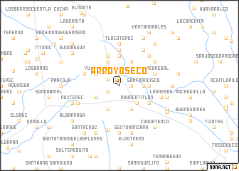 map of Arroyo Seco