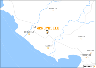 map of Arroyo Seco