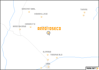 map of Arroyo Seco