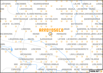 map of Arroyo Seco