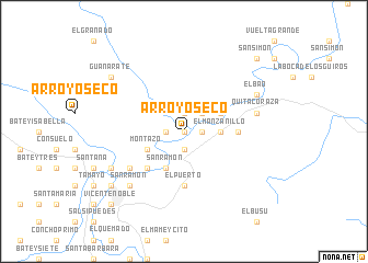 map of Arroyo Seco