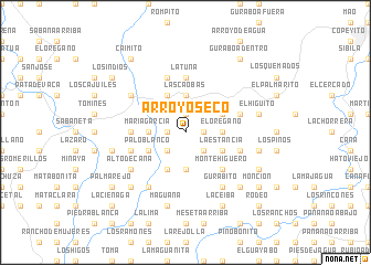 map of Arroyo Seco