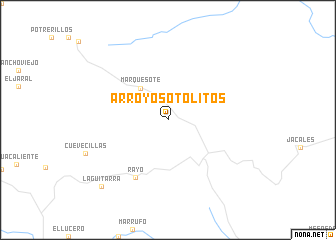 map of Arroyo Sotolitos