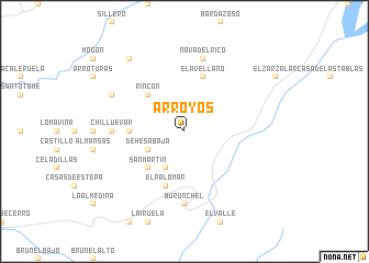 map of Arroyos