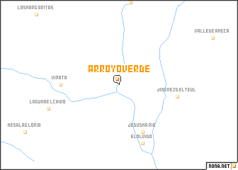 map of Arroyo Verde