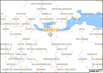 map of Arroyo