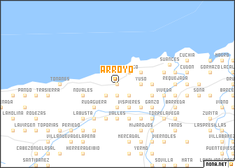 map of Arroyo