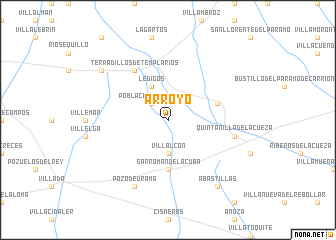 map of Arroyo