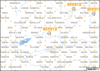 map of Arroyo