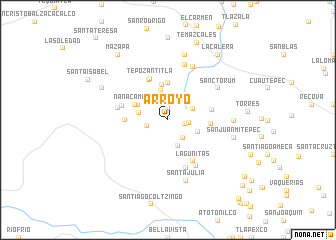 map of Arroyo