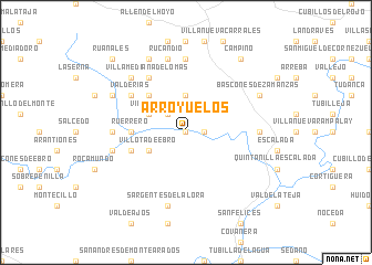 map of Arroyuelos
