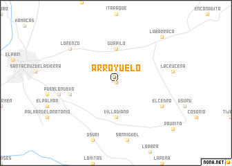 map of Arroyuelo