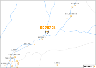 map of Arrozal