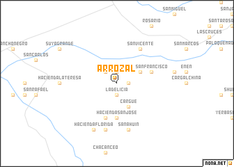 map of Arrozal