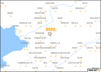 map of Arro