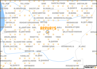 map of Ar Ruʼays