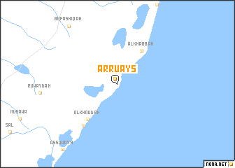 map of Ar Ruʼays