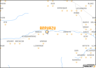 map of Arruazu