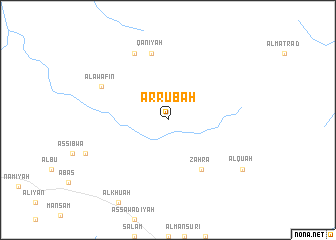 map of Ar Rub‘ah