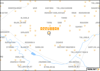 map of Ar Rubbah