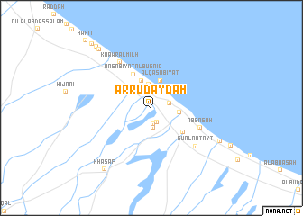 map of Ar Rudayḑah