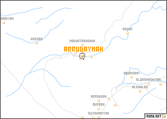 map of Ar Rudaymah