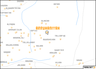 map of Ar Rūḩānīyah