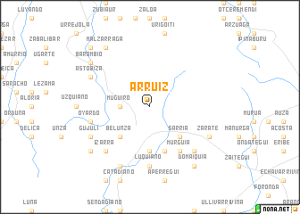 map of Arruiz