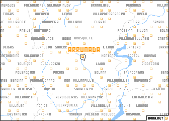 map of Arruñada