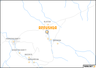 map of Ar Rushdā