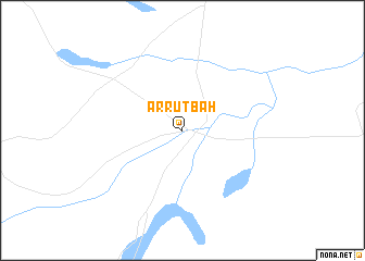 map of Ar Ruţbah