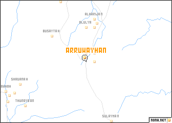 map of Ar Ruwayḩān