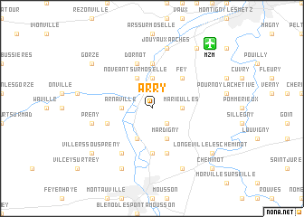 map of Arry