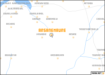 map of Arsane Maure