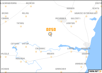 map of Arsa