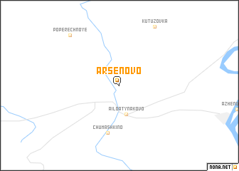 map of Arsenovo