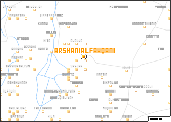 map of ‘Arshānī al Fawqānī