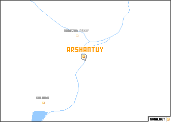 map of Arshantuy