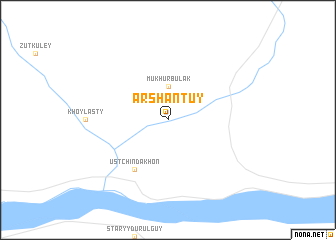 map of Arshantuy