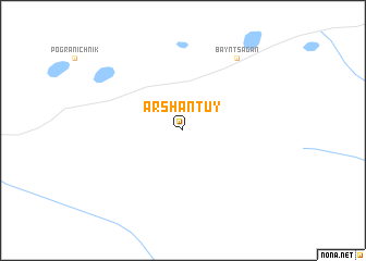 map of Arshantuy