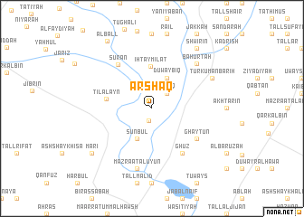 map of Arshāq